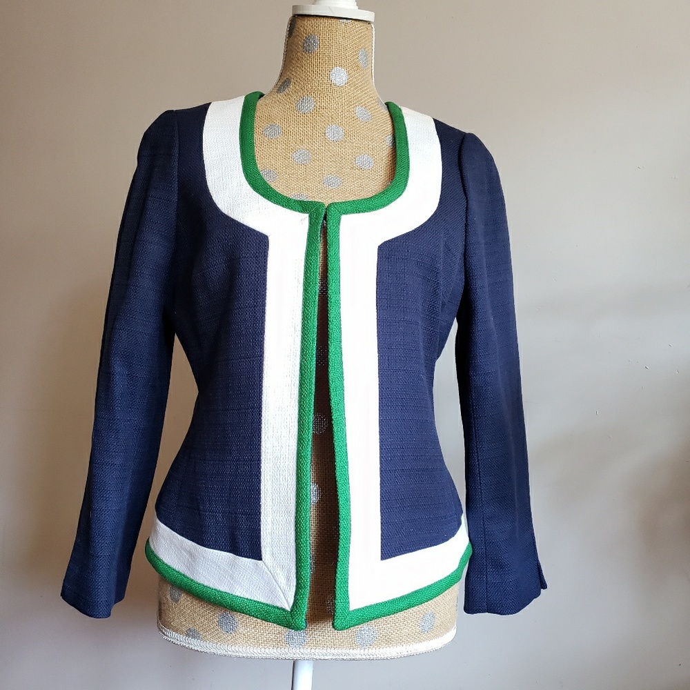 Perfect Colorblock Textured Jacket